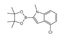 4-Chloro-1-methylindole-2-boronic acid, pinacol ester - Chemical structure and product image