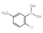 2-Chloro-5-methylphenylboronic acid - Chemical structure and product image