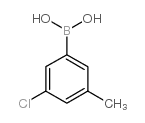 3-Chloro-5-methylphenylboronic acid - Chemical structure and product image
