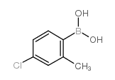 4-Chloro-2-methylphenylboronic acid - Chemical structure and product image