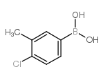 4-Chloro-3-methylphenylboronic acid - Chemical structure and product image