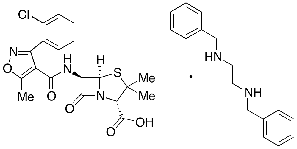 Cloxacillin Benzathine - Chemical structure and product image