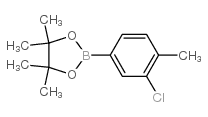 3-Chloro-4-methylphenylboronic acid pinacol ester - Chemical structure and product image