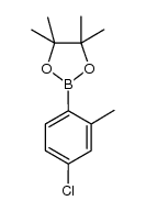 4-Chloro-2-methylphenylboronic Acid Pinacol Ester - Chemical structure and product image