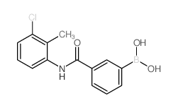 N-(3-Chloro-2-methylphenyl) 3-Boronobenzamide - Chemical structure and product image