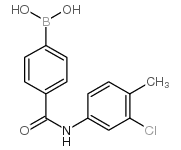 N-(3-Chloro-4-methylphenyl) 4-boronobenzamide - Chemical structure and product image