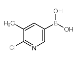 2-Chloro-3-methylpyridine-5-boronic Acid - Chemical structure and product image
