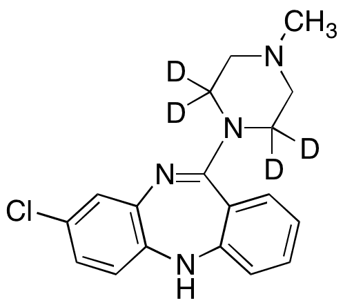 Clozapine-d4 - Chemical structure and product image
