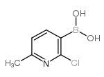 2-Chloro-6-methylpyridine-3-boronic acid - Chemical structure and product image