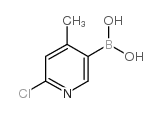 6-Chloro-4-methylpyridine-3-boronic acid - Chemical structure and product image