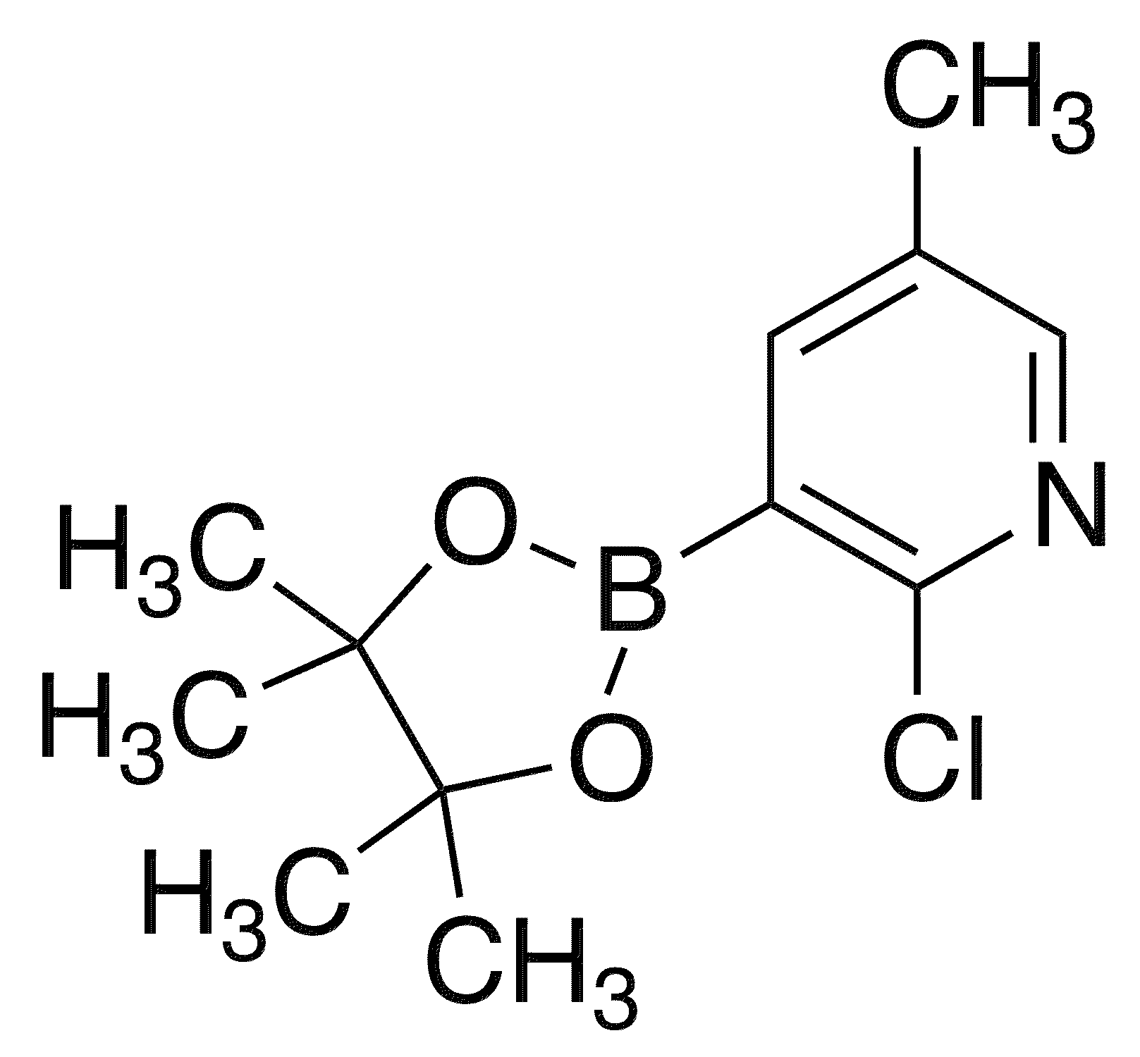 2-Chloro-5-methylpyridine-3-boronic acid pinacol ester - Chemical structure and product image