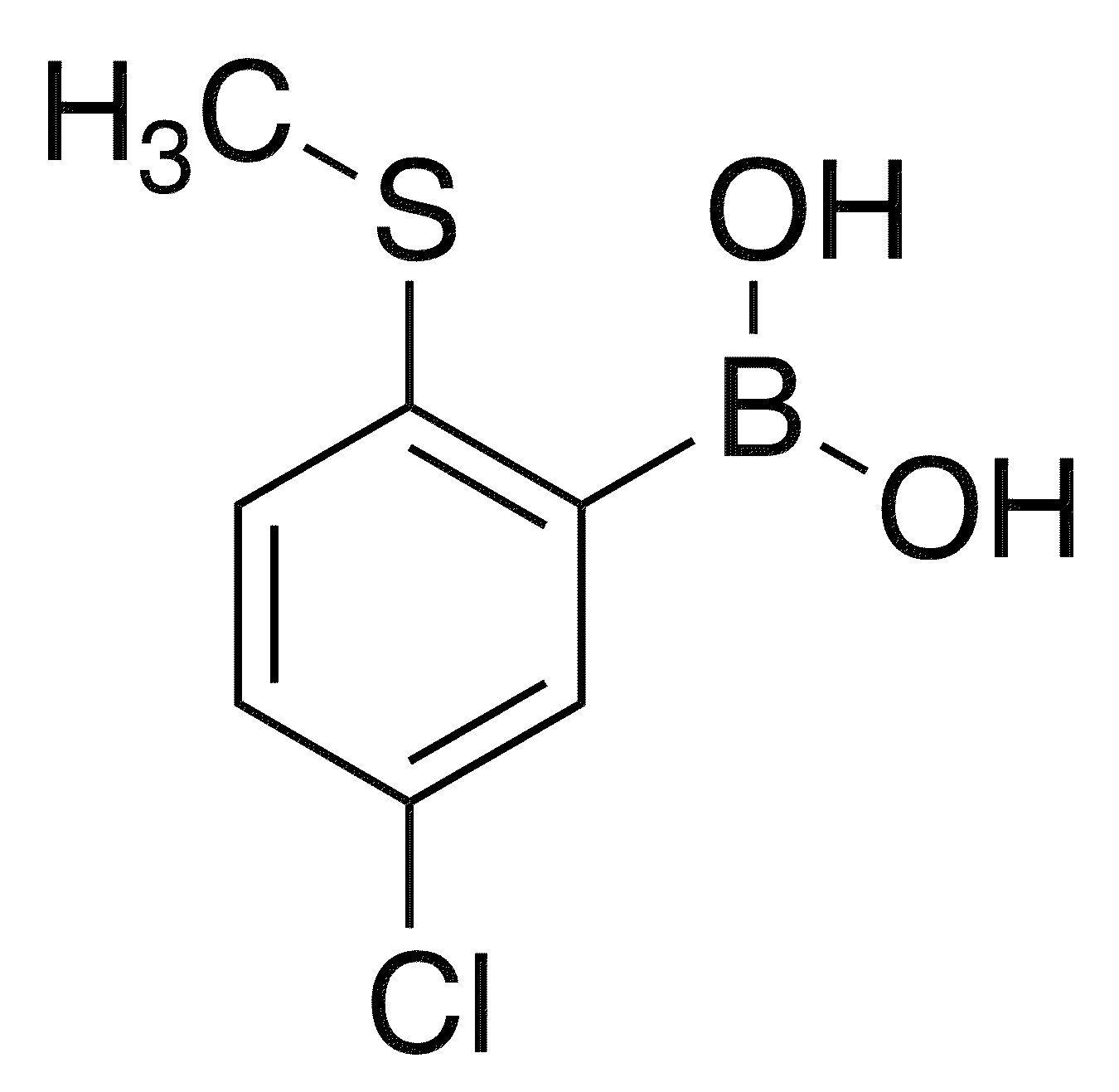 5-Chloro-2-(methylsulfanyl)phenylboronic acid - Chemical structure and product image