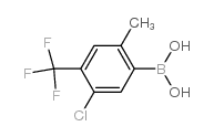 5-Chloro-2-methyl-4-(trifluoromethyl)phenylboronic Acid - Chemical structure and product image