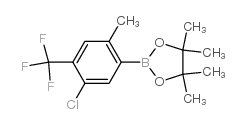 5-Chloro-2-methyl-4-(trifluoromethyl)phenylboronic Acid Pinacol Ester - Chemical structure and product image