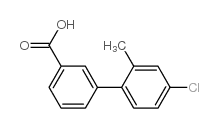 3-(4-Chloro-2-methylphenyl)benzoic acid - Chemical structure and product image