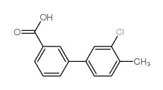 3-(3-Chloro-4-methylphenyl)benzoic acid - Chemical structure and product image