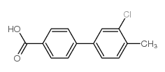 4-(3-Chloro-4-methylphenyl)benzoic acid - Chemical structure and product image