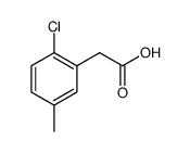 (2-Chloro-5-methylphenyl)acetic acid - Chemical structure and product image