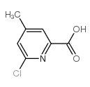6-Chloro-4-methylpyridine-2-carboxylic acid - Chemical structure and product image