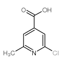 2-Chloro-6-methylpyridine-4-carboxylic acid - Chemical structure and product image