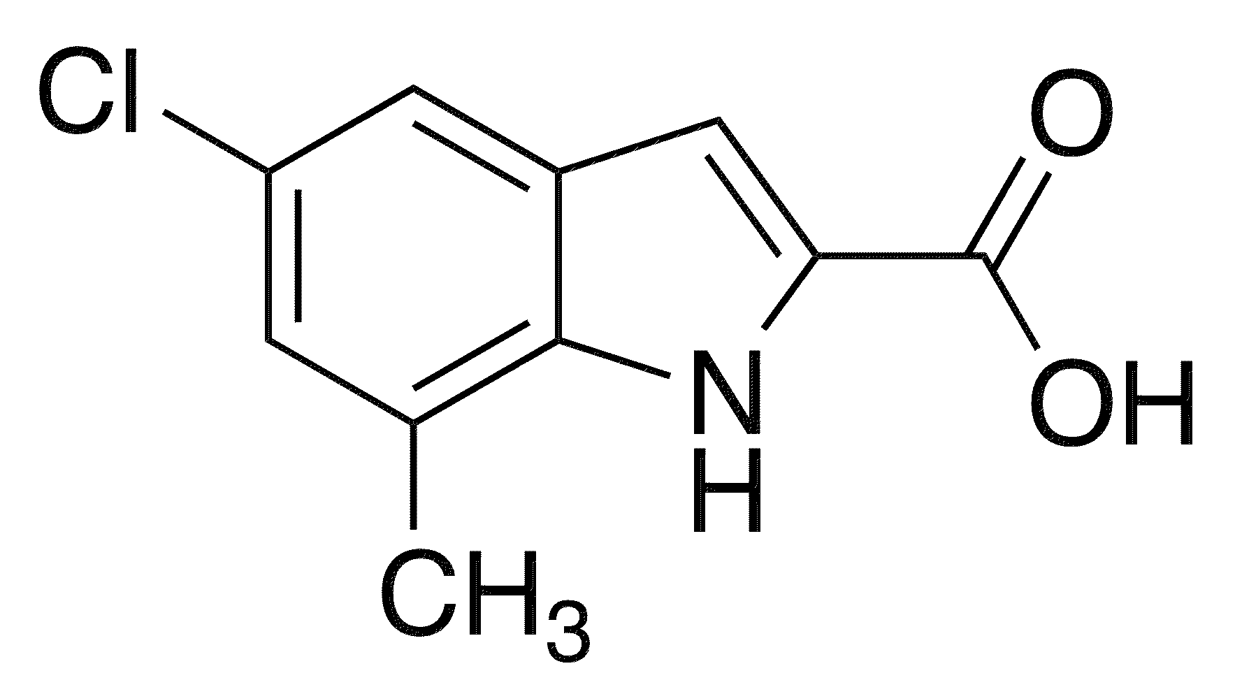 5-Chloro-7-methyl-1H-indole-2-carboxylic acid - Chemical structure and product image