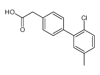 [4-(2-Chloro-5-methylphenyl)phenyl]acetic acid - Chemical structure and product image