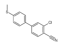 2-Chloro-4-[4-(methylsulfanyl)phenyl]benzonitrile - Chemical structure and product image