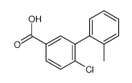 4-Chloro-3-(2-methylphenyl)benzoic acid - Chemical structure and product image
