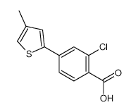 2-Chloro-4-(4-methylthiophenyl)benzoic acid - Chemical structure and product image
