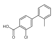 2-Chloro-4-(2-methylphenyl)benzoic acid - Chemical structure and product image