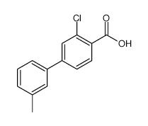 2-Chloro-4-(3-methylphenyl)benzoic acid - Chemical structure and product image