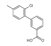 2-Chloro-4-methylbiphenyl-3-carboxylic acid - Chemical structure and product image