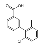 2-Chloro-6-methylbiphenyl-3-carboxylic acid - Chemical structure and product image