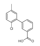 2-Chloro-5-methylbiphenyl-3-carboxylic acid - Chemical structure and product image