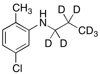 5-Chloro-2-methyl-N-propyl-benzenamine-d7 - Chemical structure and product image