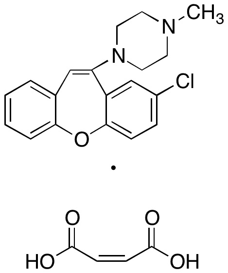 2-Chloro-11-(4-methylpiperazino)dibenz[b,f]oxepin maleate - Chemical structure and product image