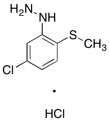 [5-Chloro-2-(methylthio)phenyl]-hydrazine Hydrochloride - Chemical structure and product image