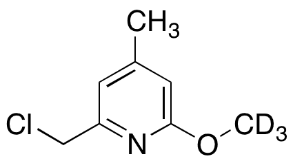 2-(Chloromethyl)-6-methoxy-4-methylpyridine-D3 - Chemical structure and product image