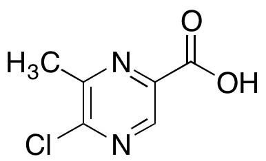 5-Chloro-6-methyl-2-pyrazinecarboxylic Acid - Chemical structure and product image