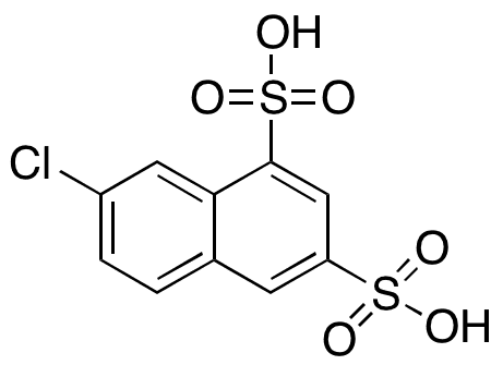 7-Chloro-1,3-naphthalenedisulfonic Acid - Chemical structure and product image