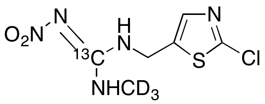Clothianidin-d3, 13C1 - Chemical structure and product image