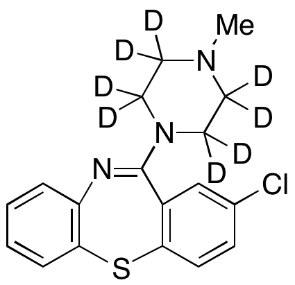 Clothiapine-d8 - Chemical structure and product image