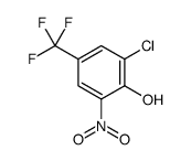 2-Chloro-6-nitro-4-(trifluoromethyl)phenol - Chemical structure and product image