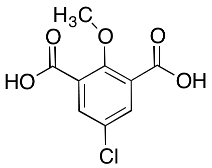 5-Chloro-2-methoxy-1,3-benzenedicarboxylic Acid - Chemical structure and product image