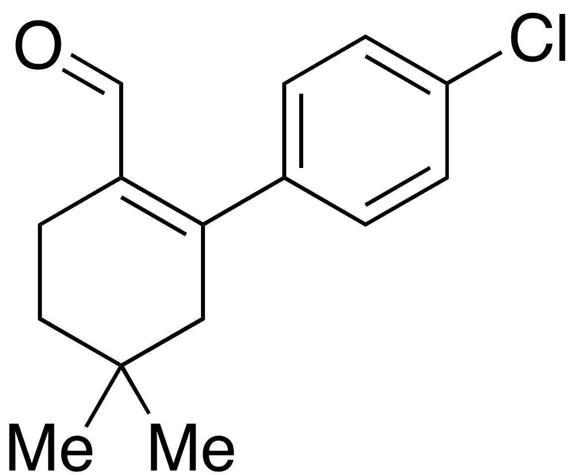 2-(4-Chlorophenyl)-4,4-dimethyl-1-cyclohexene-1-carboxaldehyde - Chemical structure and product image