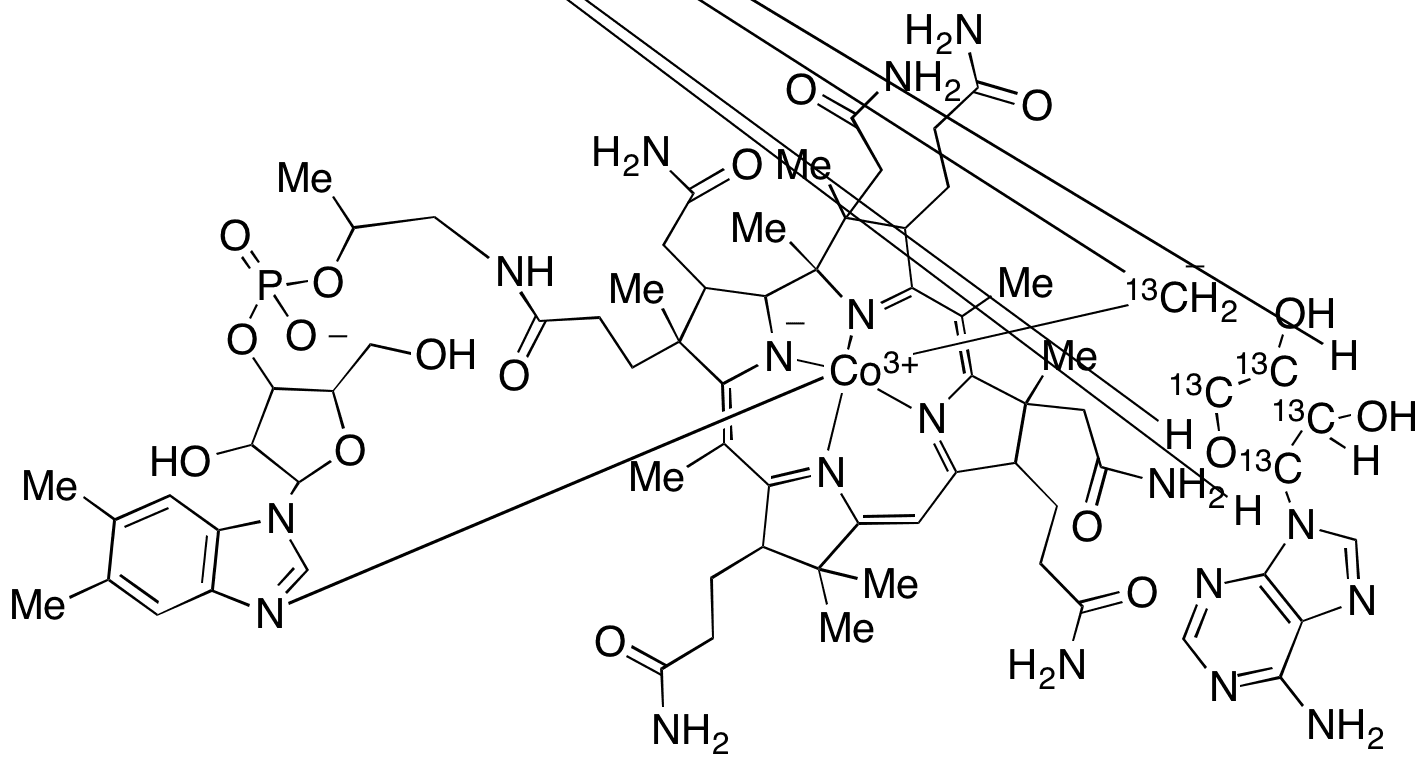 Cobamamide mono-Ribose13C5 - Chemical structure and product image