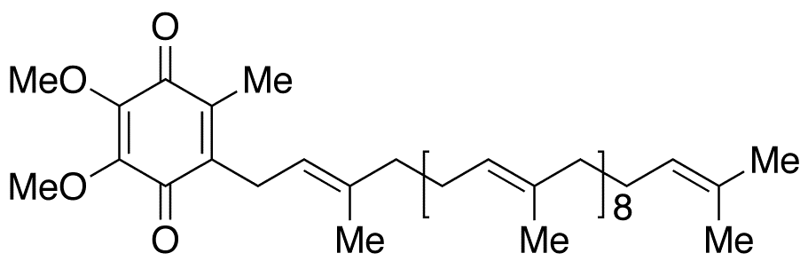Coenzyme Q10 - Chemical structure and product image