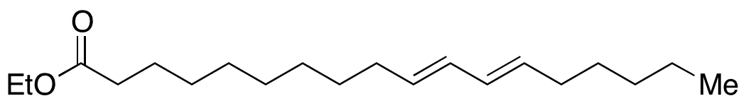 Conjugated Linoleic Acid Ethyl Ester, 90% (Mixture of Isomers) - Chemical structure and product image
