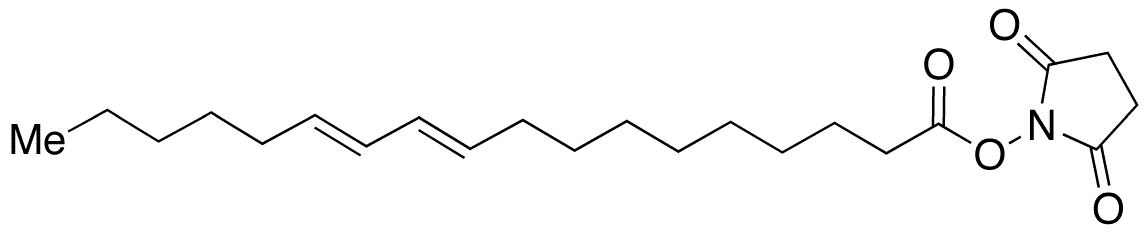 Conjugated Linoleic Acid N-Succinimide, 90% (Mixture of Isomers) - Chemical structure and product image