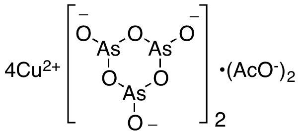 Copper Acetoarsenite (Technical Grade) - Chemical structure and product image